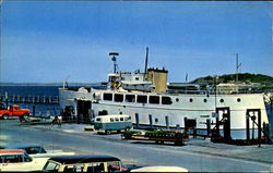 The Ferry Boat Mystic Fishers Island, NY Postcard Postcard