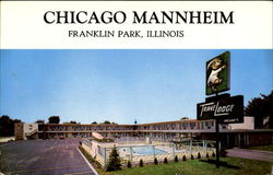 Chicago Mannheim Trave Lodge, 2448 Mannheim Rd Postcard