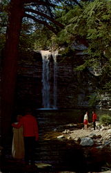 Awosting Falls At Lake Minnewaska New York Postcard Postcard