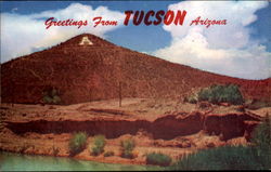 A Mountain Tucson, AZ Postcard Postcard