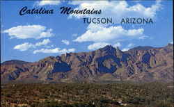 Catalina Mountians Tucson, AZ Postcard Postcard
