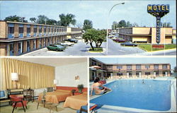 Motel Metropole, 5225 Boul. Metropolitan Est. Route 40 Montreal, PQ Canada Quebec Postcard Postcard