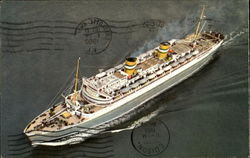 S. S. Nieuw Amsterdam Cruise Ships Postcard Postcard