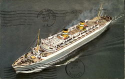 SS Nieuw Amsterdam Postcard