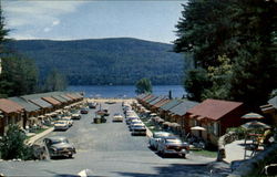 Scotty's Motel And Cabin Court Lake George, NY Postcard Postcard