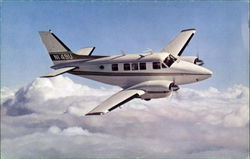 The Beechcraft Queen Air A65 Postcard