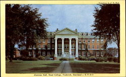 Alumnae Hall, Hood College Frederick, MD Postcard Postcard