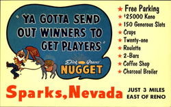 Dick Groves Nugget Postcard