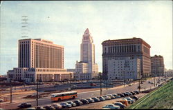 Los Angeles Civic Center California Postcard Postcard