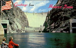 Greetings From Hoover Dam Postcard