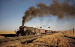 Union Pacific 4013 Trains, Railroad Postcard Postcard