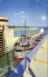 St. Lawrence Seaway And Power Project Postcard