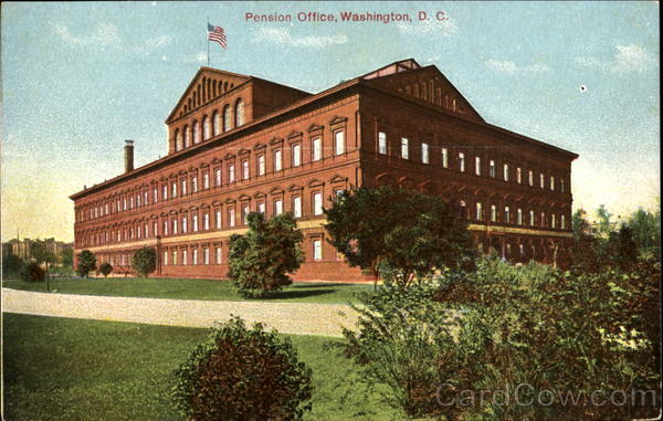 Pension Office Washington District of Columbia Washington DC