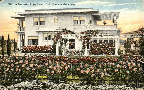 A Beautiful Long Beach Home In Midwinter California
