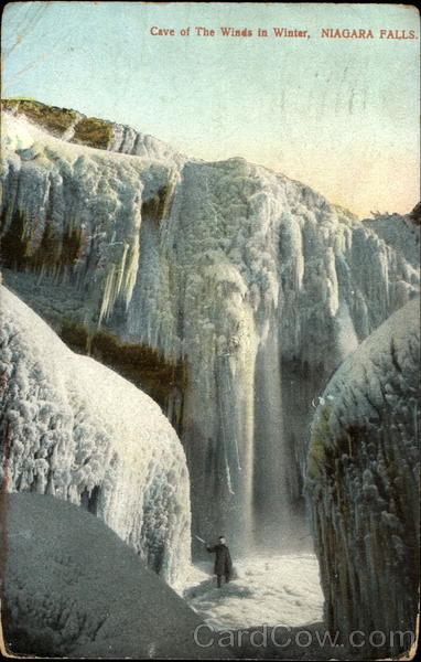 Cave Of The Winds In Winter Niagara Falls New York