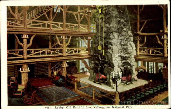 Old Faithful Inn Lobby Yellowstone National Park