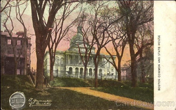 Boston Common And State House Massachusetts