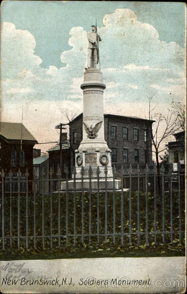 Soldiers Monument New Brunswick New Jersey