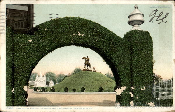 Tomb Of The Army Of Tennesse Metaire Cemetery New Orleans Louisiana