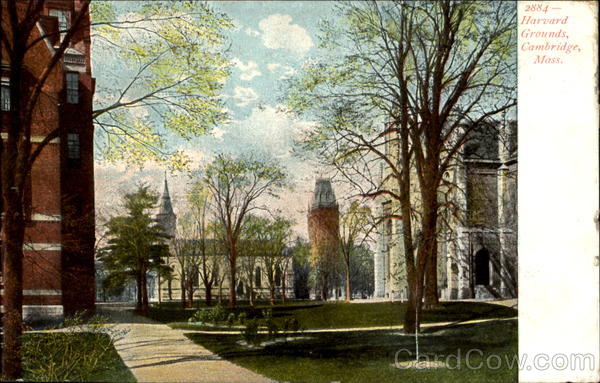 Harvard Grounds Cambridge Massachusetts