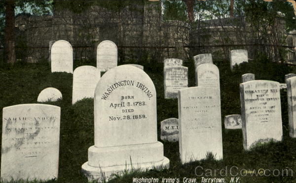 Washington Irving's Grave Tarrytown New York