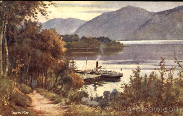 Foyers Pier Loch Ness Scotland