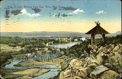 View Of Lake Whiting From East Rock Postcard