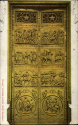 Crawford Door Senate Portico Capitol Washington, DC Washington DC Postcard Postcard