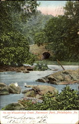 Wissahickon Creek, Fairmount Park Philadelphia, PA Postcard Postcard