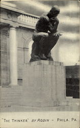 The Thinker Postcard