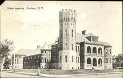 State Armory Hudson, NY Postcard Postcard