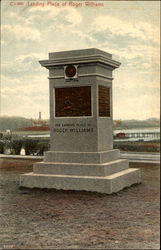 Landing Place Of Roger Williams Postcard