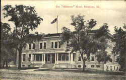 The Hillsboro Hotel Illinois Postcard Postcard