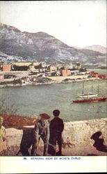 General View Of Monte Carlo Postcard