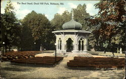 The Band Stand, Druid Hill Park Postcard
