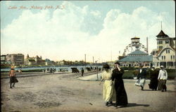 Lake Ave. Asbury Park, NJ Postcard Postcard