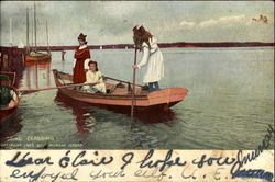 Going Crabbing Fishing Postcard Postcard