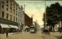 Pine Street Looking North Williamsport, PA Postcard Postcard