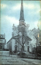 First Baptist Church Newburgh, NY Postcard Postcard