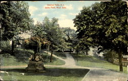 Jenks Park West Side Postcard