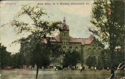 Main Bldg., S. I. Normal Carbondale, IL Postcard Postcard