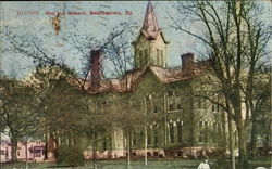 Central School Beardstown, IL Postcard Postcard