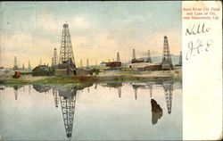 Kern River Oil Field And Lake Of Oil Postcard