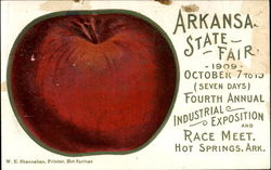 Arkansas State Fair Hot Springs, AR Postcard Postcard