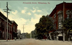 Presqueisle Street Postcard