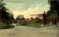 The Turnpike Norwalk, CT Postcard Postcard