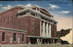 Boston Opera House Postcard