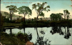 The Eddy Mascoma River Lebanon, NH Postcard 