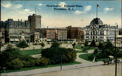 Civic Centre Exchange Place Postcard