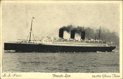 SS Paris Postcard